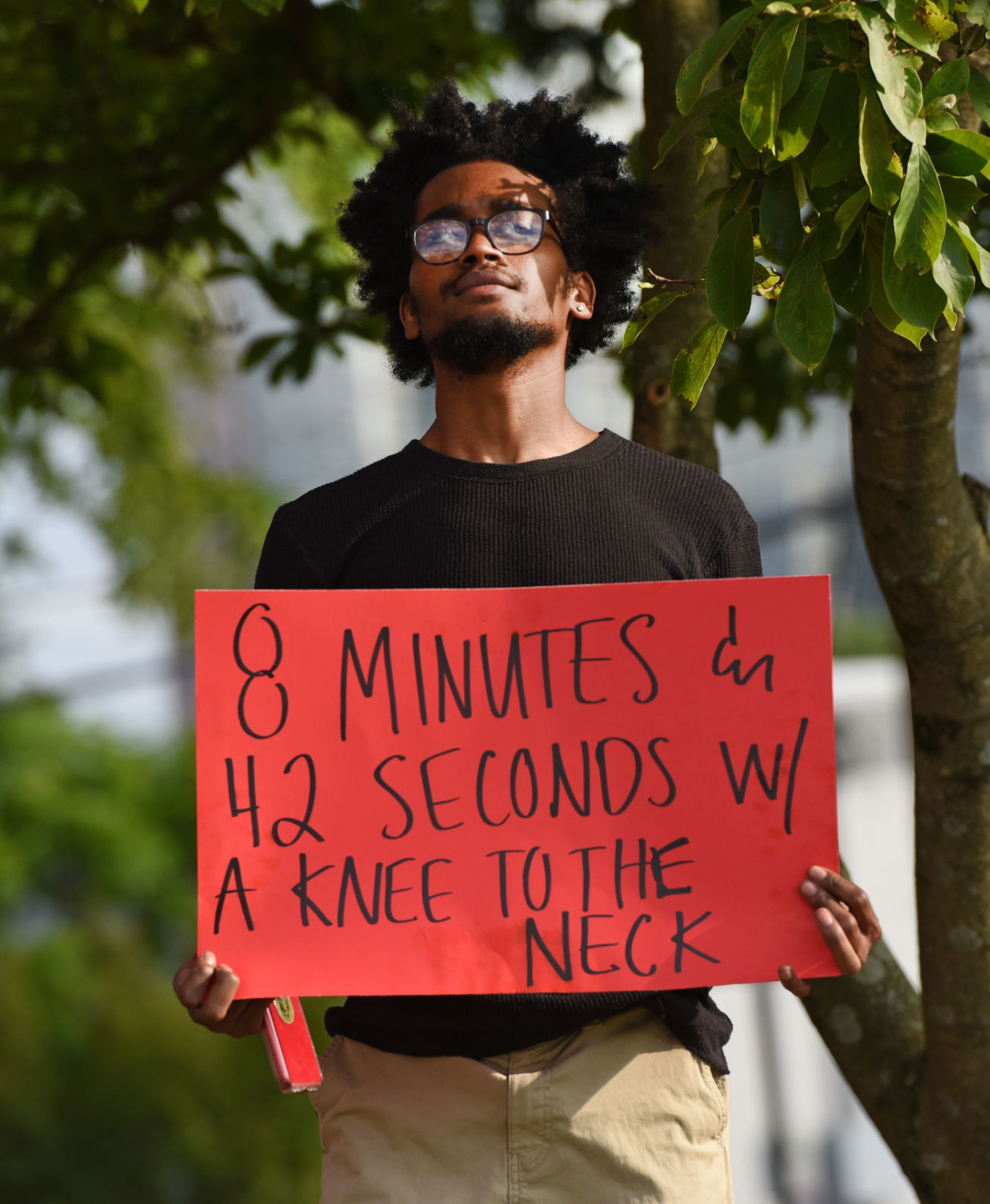 Public Safety Building protest